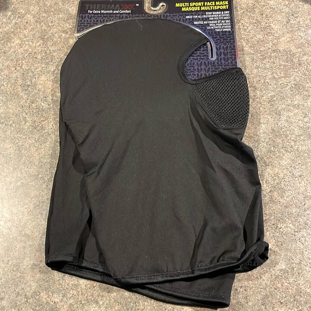 There is 2 here Thermal X for extra warmth and comfort facemask